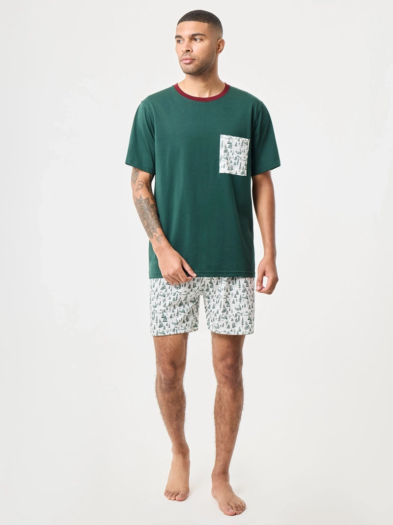 PIJAMA HOMBRE INDEX BLANCA NAVIDAD - 5