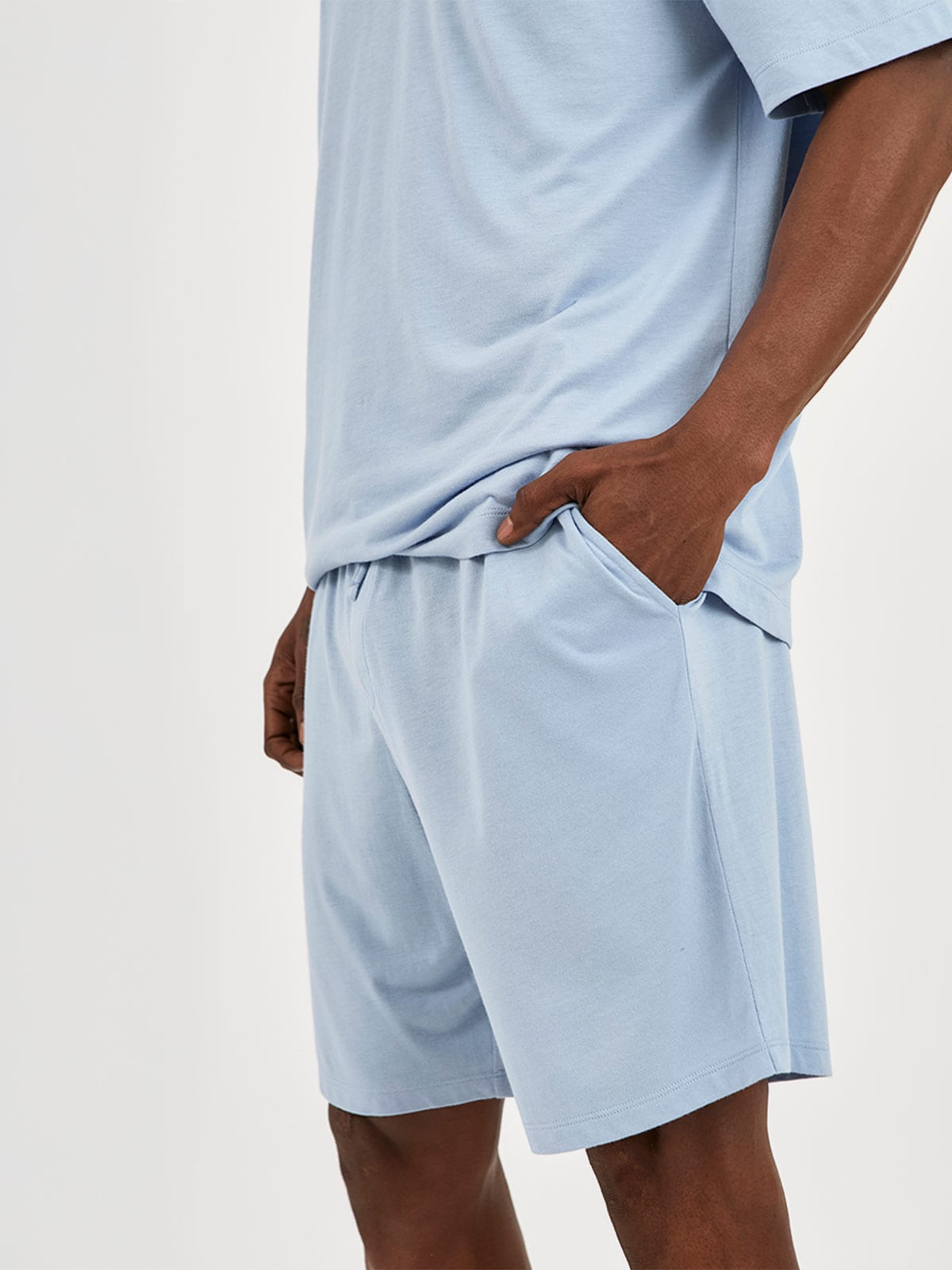 PIJAMA CORTO HOMBRE IN BLOOM MORNING SKY - 2