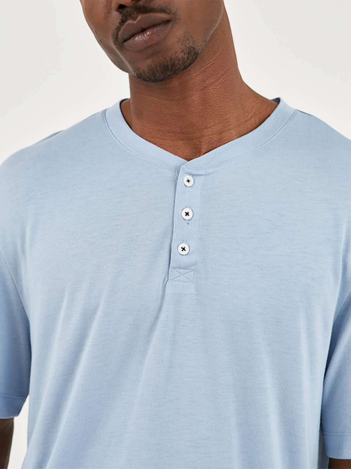 PIJAMA CORTO HOMBRE IN BLOOM MORNING SKY - 3