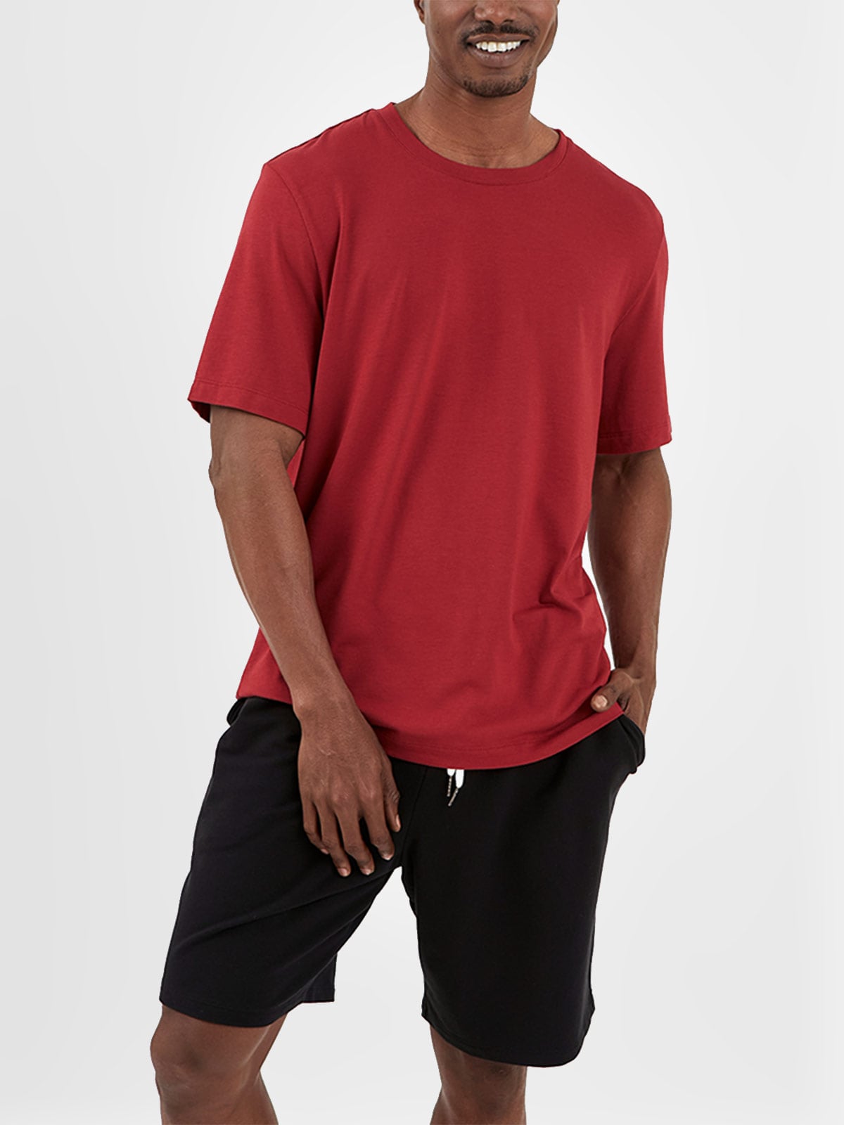 POLO MANGA CORTA HOMBRE IN BLOOM CUELLO REDONDO ALGODÓN  CHILLI RED - 1