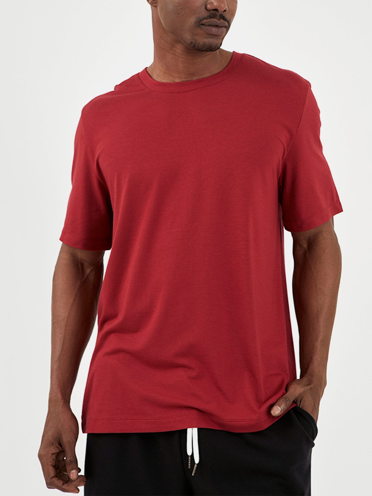 POLO MANGA CORTA HOMBRE IN BLOOM CUELLO REDONDO ALGODÓN  CHILLI RED - 2