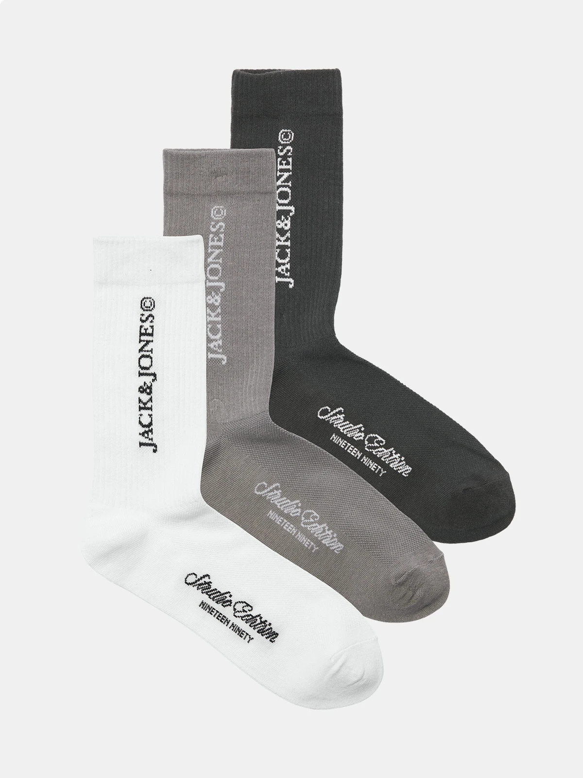 PACK X3 MEDIAS ALGODÓN HOMBRE JACK & JONES - 1