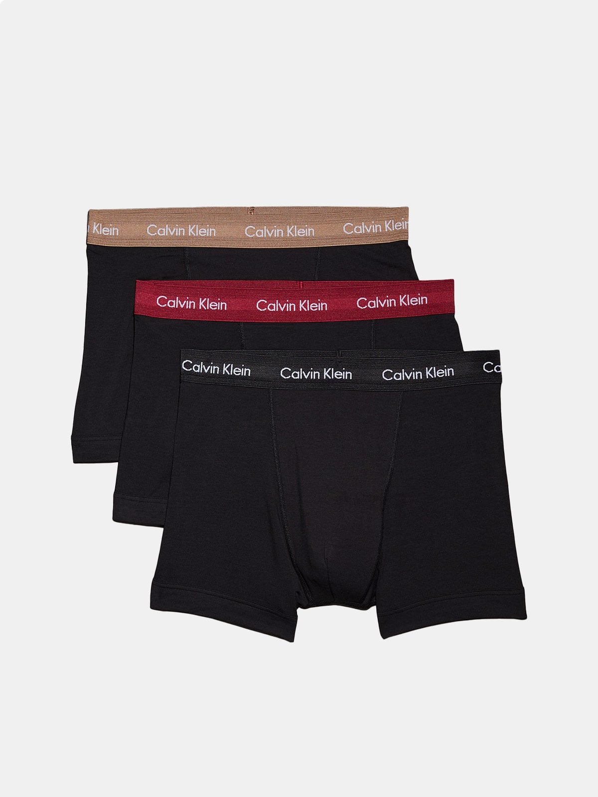 PACK X3 CALZONCILLO ALGODÓN HOMBRE CALVIN KLEIN STRETCH - 1