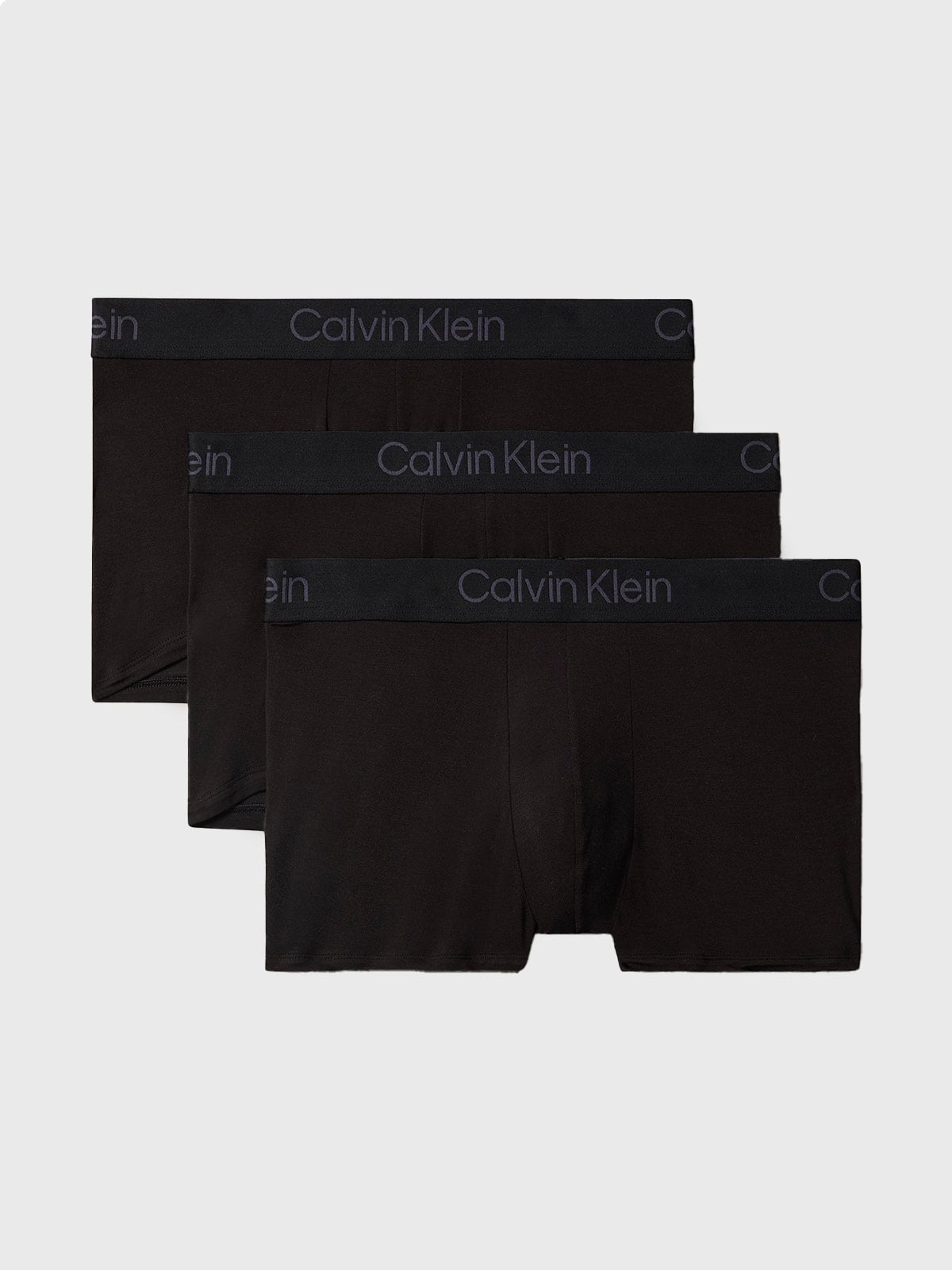 PACK X3 BOXER HOMBRE CALVIN KLEIN NEGRO TRUNK - 1