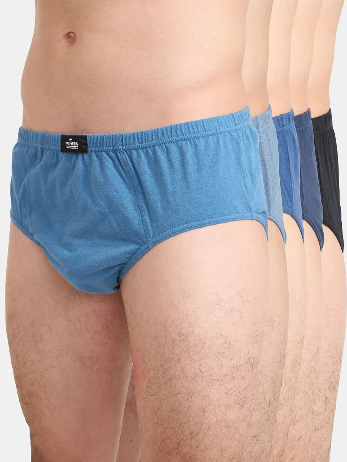 PACK X5 CALZONCILLOS SLIP HOMBRE PALMERS ALGODÓN ELÁSTICO RECUBIERTO - 1