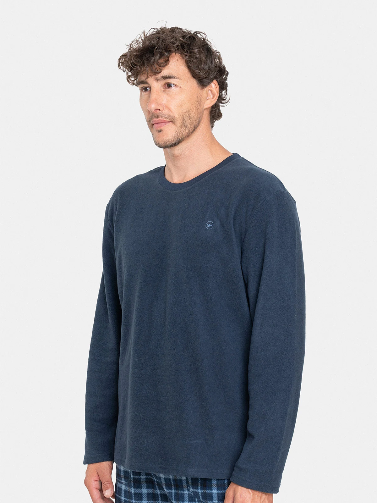 PIJAMA LARGO HOMBRE PALMERS MICROPOLAR BOLSILLO - 3