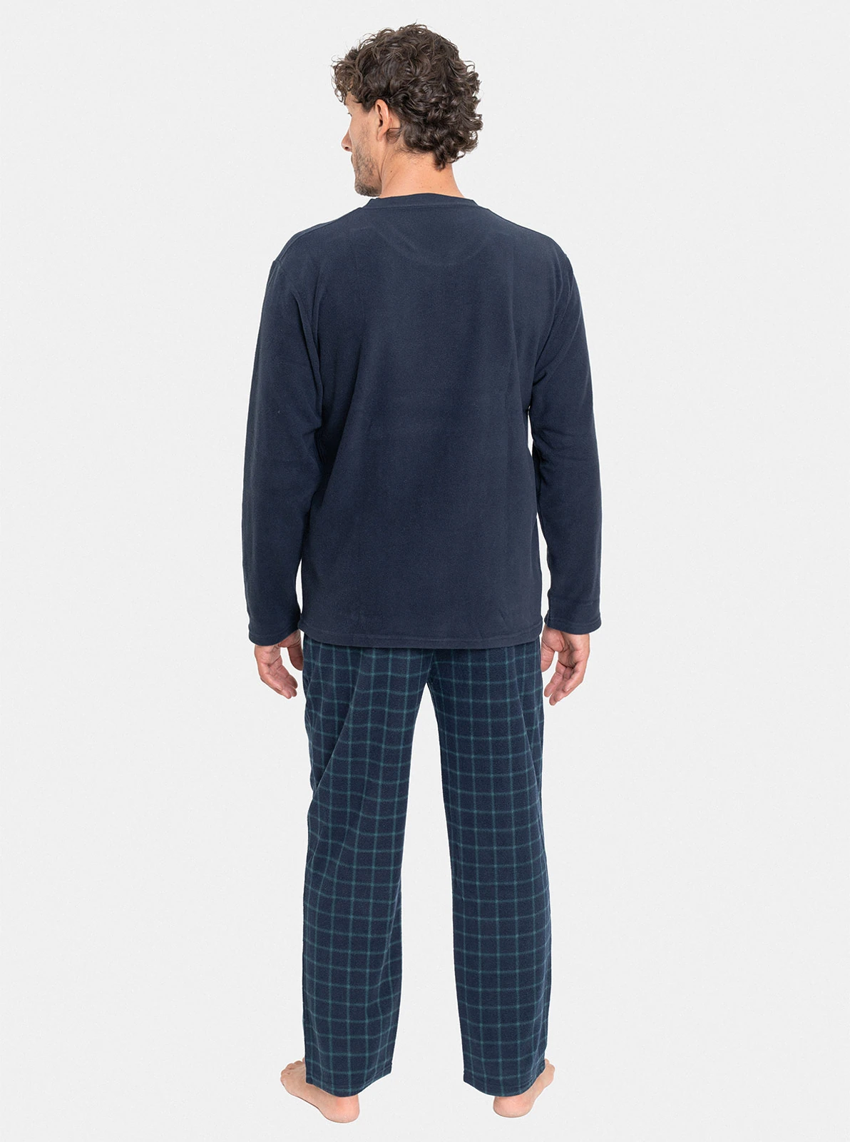 PIJAMA LARGO HOMBRE PALMERS MICROPOLAR BOLSILLO - 2