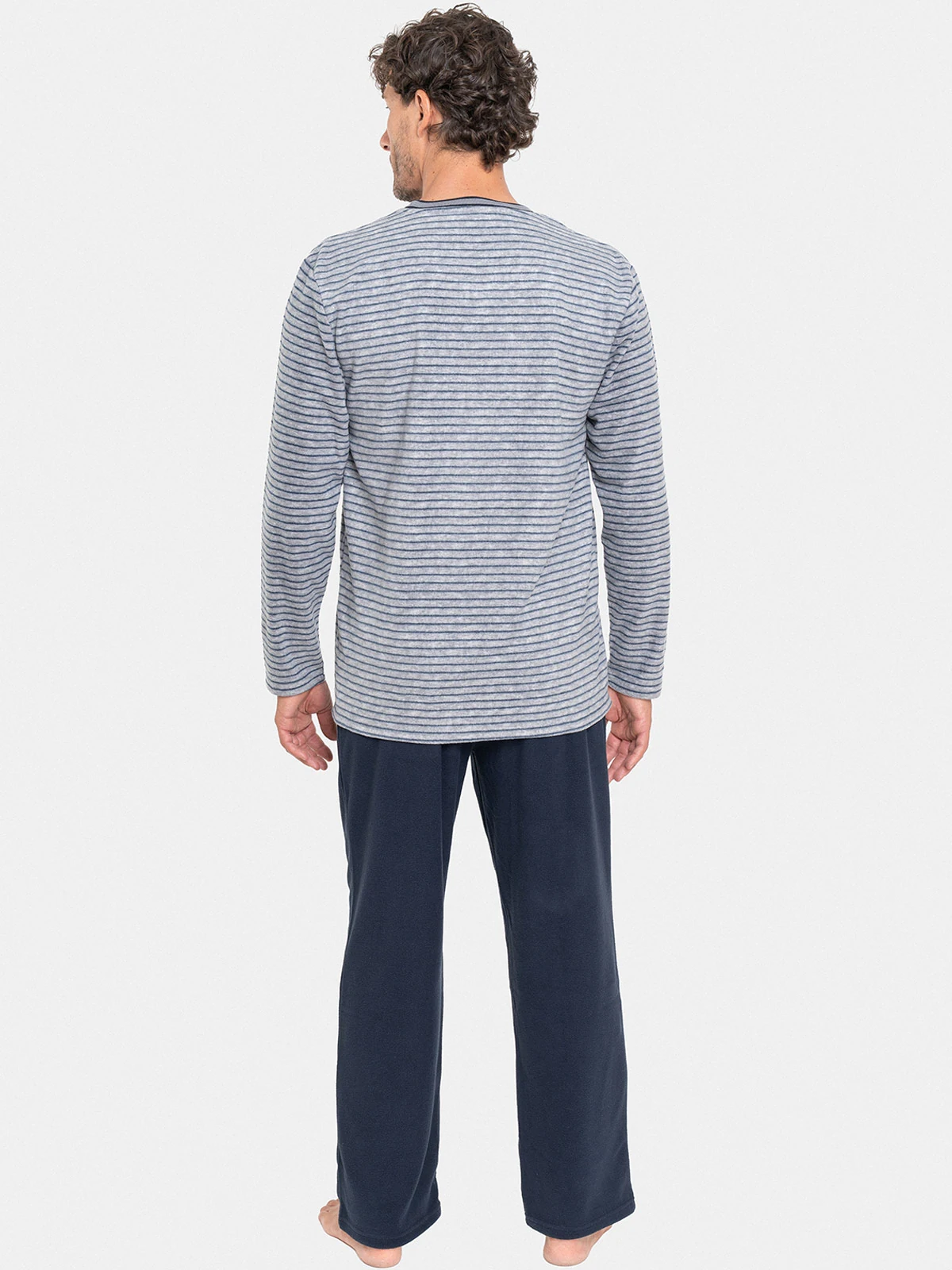 PIJAMA LARGO HOMBRE PALMERS MICROPOLAR BOLSILLO - 2