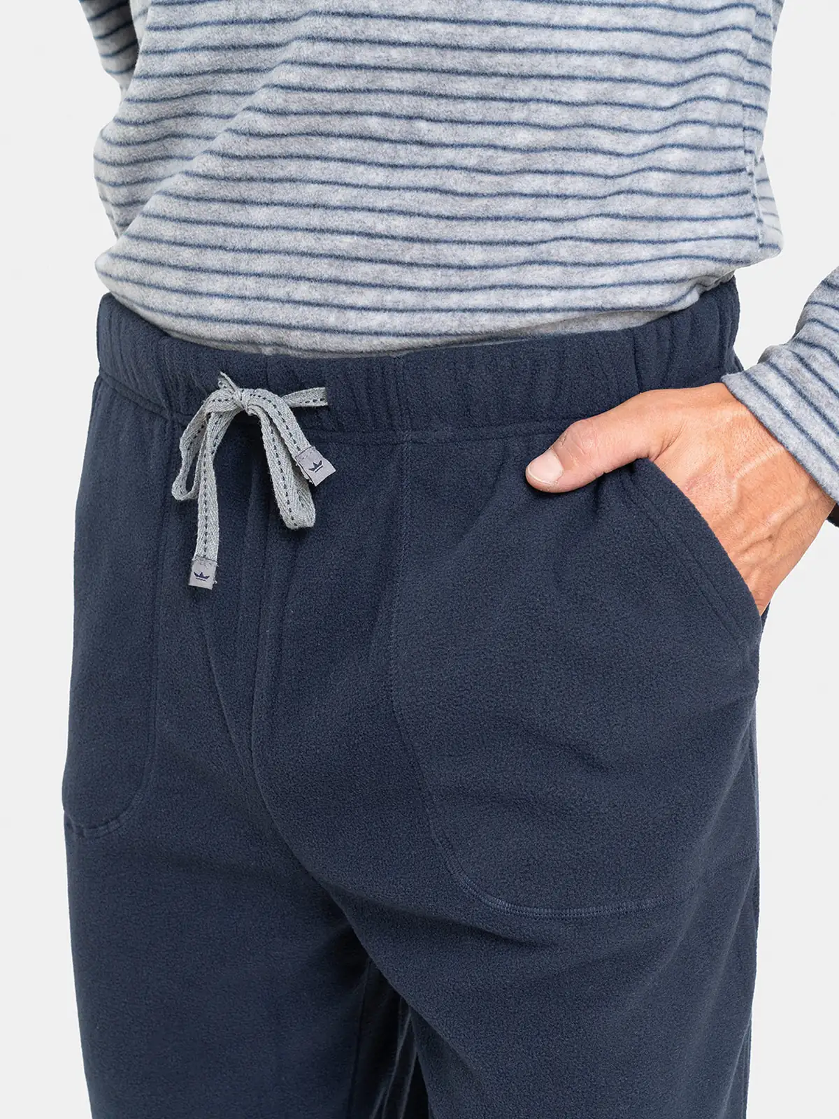 PIJAMA LARGO HOMBRE PALMERS MICROPOLAR BOLSILLO - 4