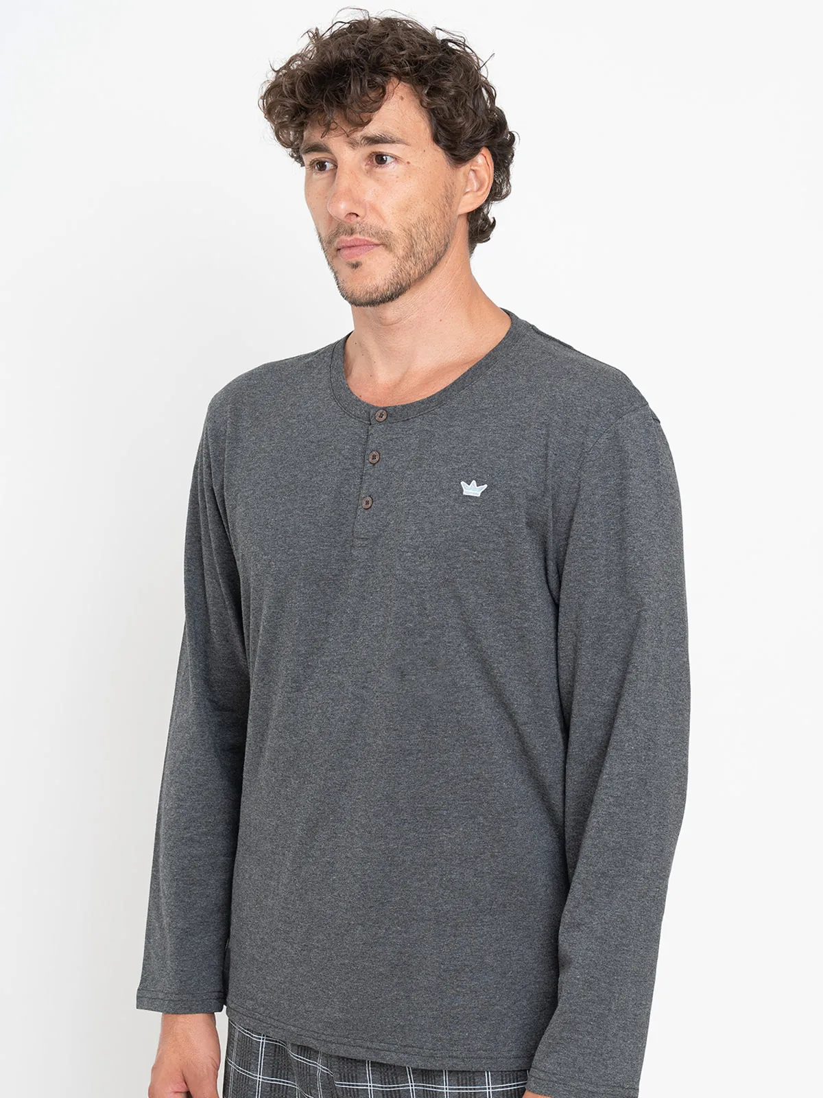 PIJAMA HOMBRE PALMERS ABOTONADO JERSEY ALGODÓN - 3