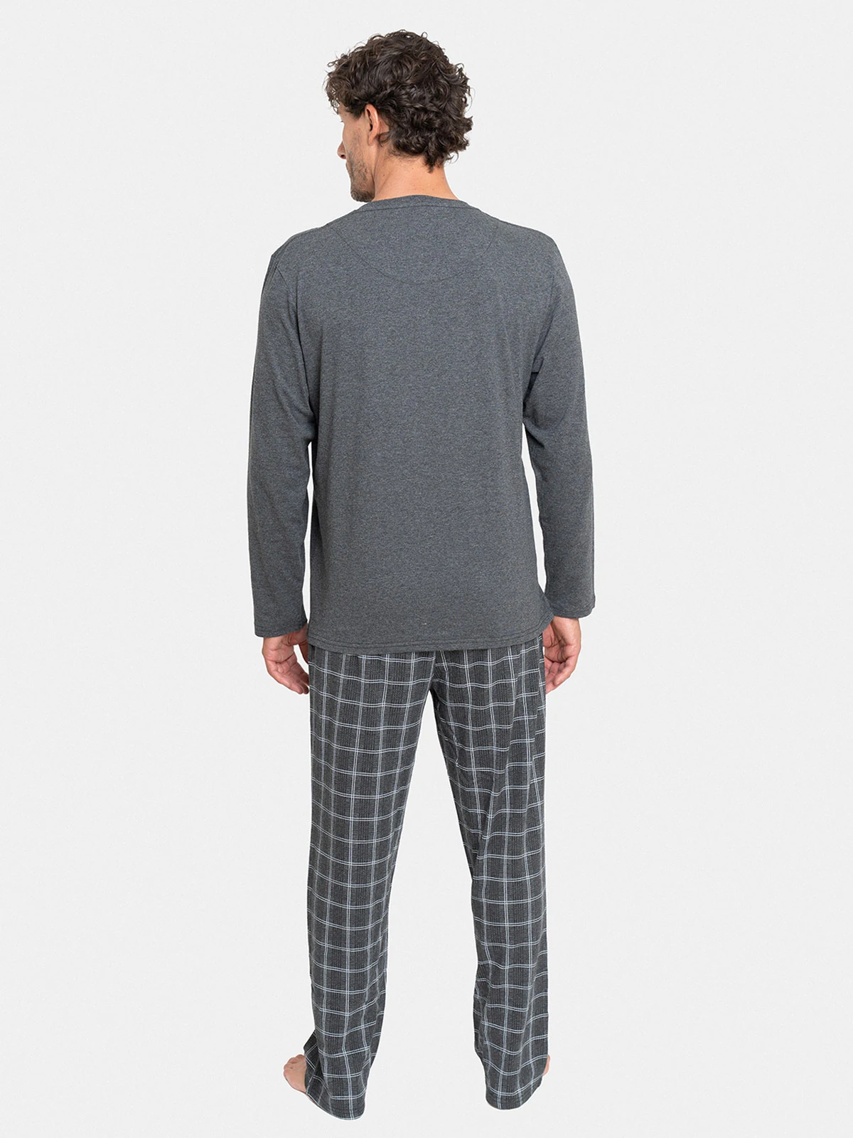 PIJAMA HOMBRE PALMERS ABOTONADO JERSEY ALGODÓN - 2
