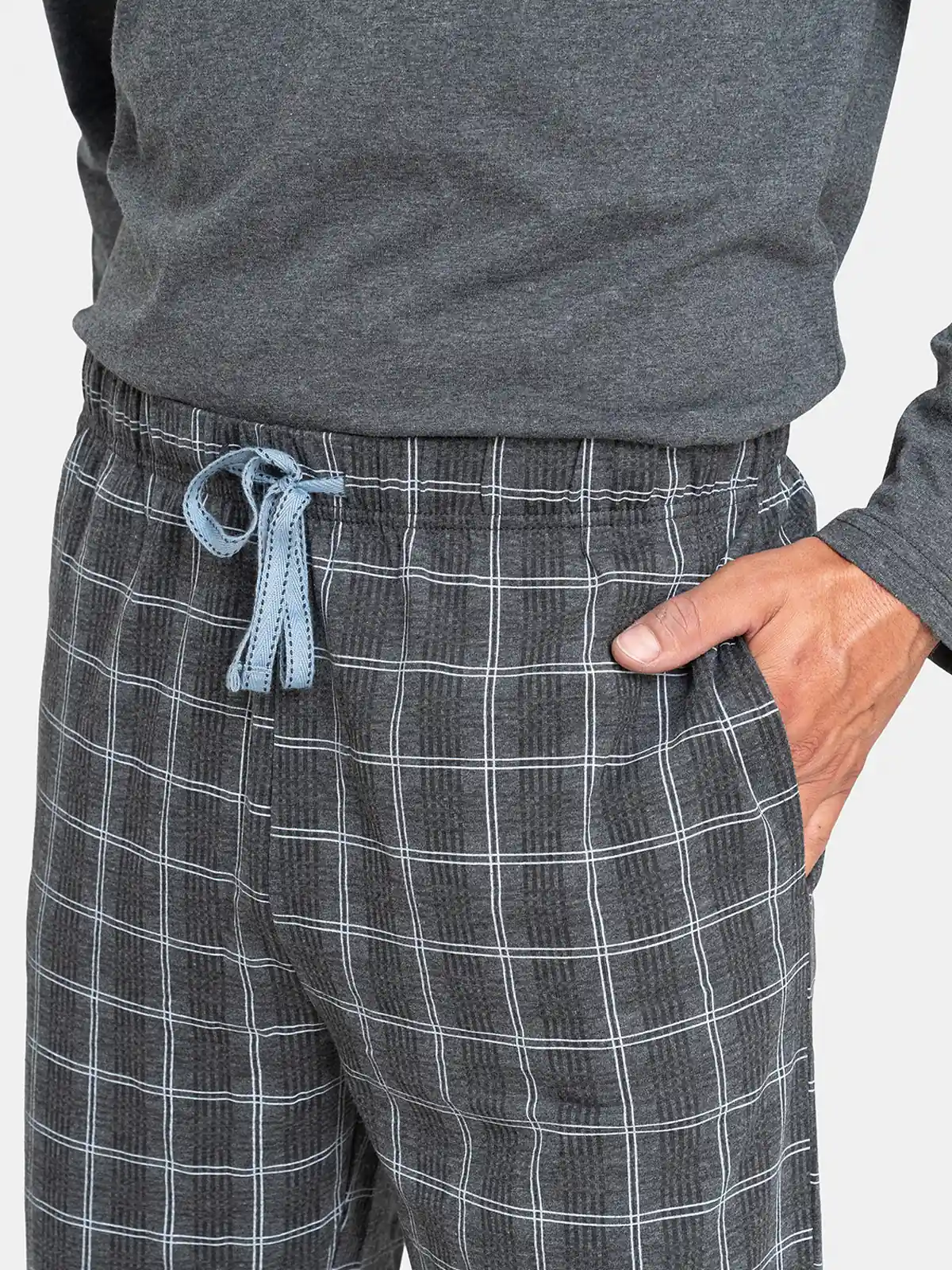PIJAMA HOMBRE PALMERS ABOTONADO JERSEY ALGODÓN - 4