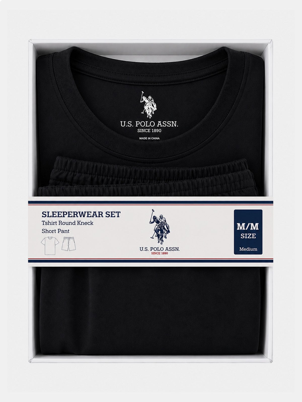 PIJAMA HOMBRE US POLO ASSN CORTO ALGODÓN - 1