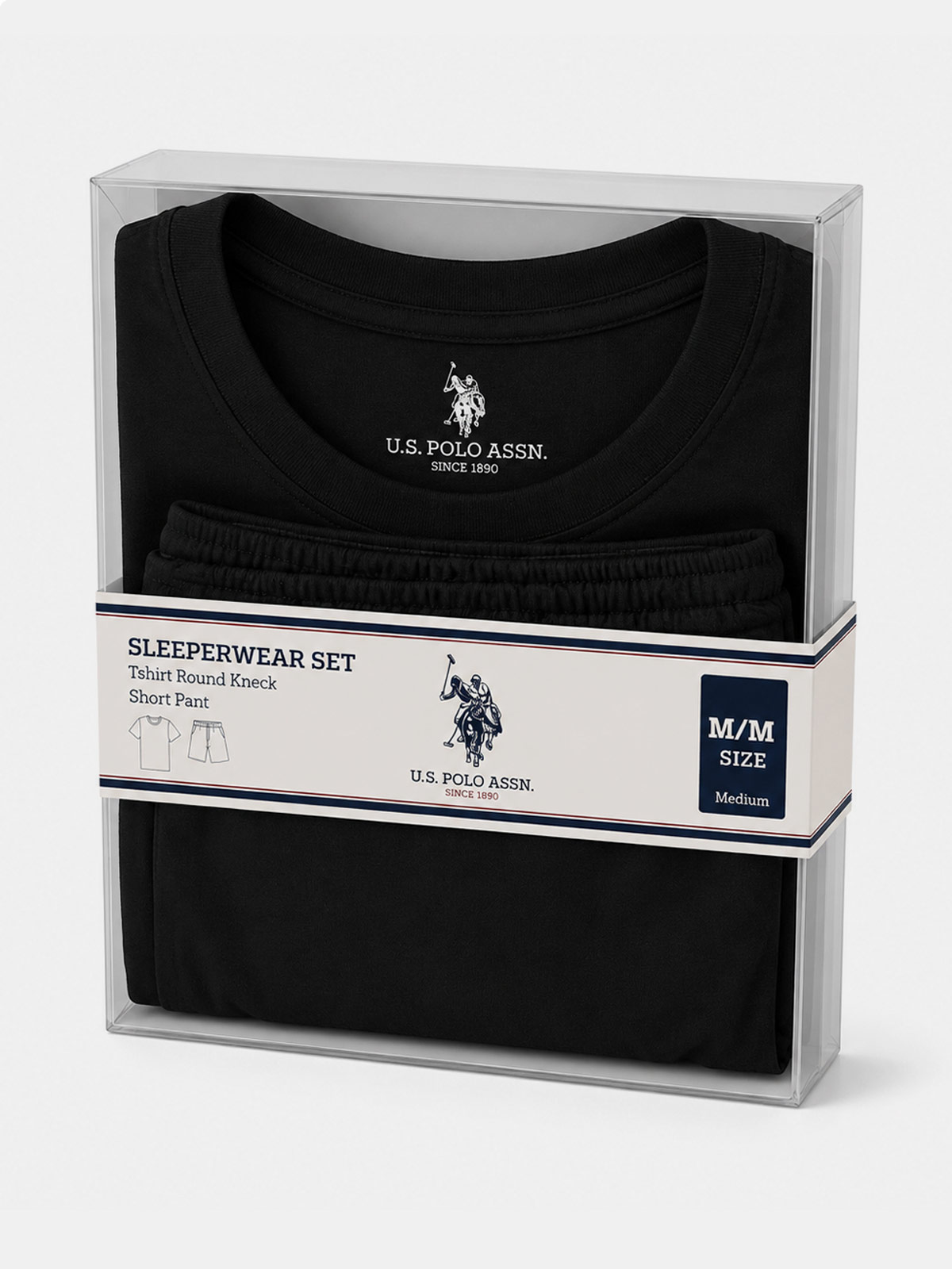 PIJAMA HOMBRE US POLO ASSN CORTO ALGODÓN - 3