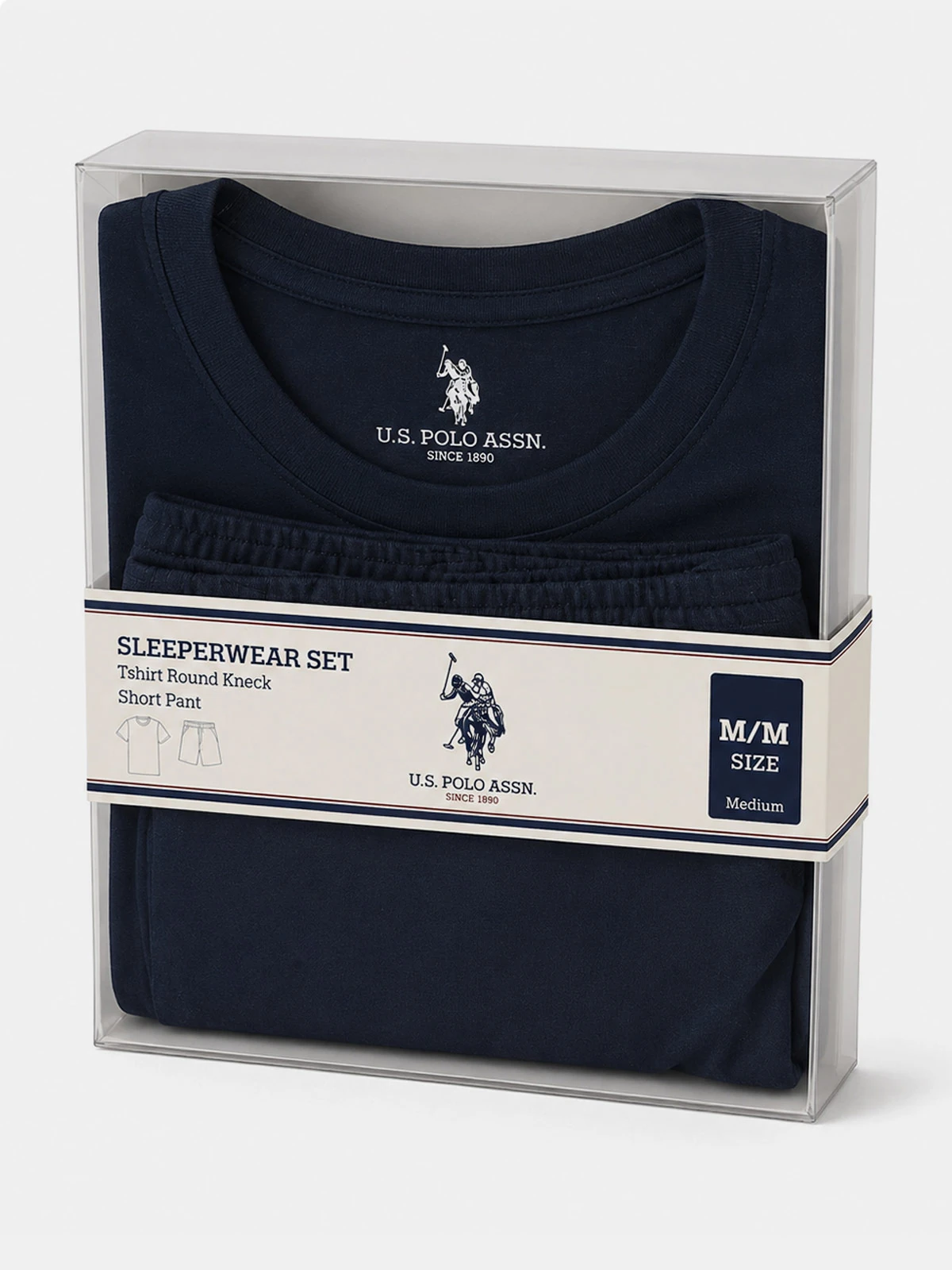 PIJAMA HOMBRE US POLO ASSN CORTO ALGODÓN - 3
