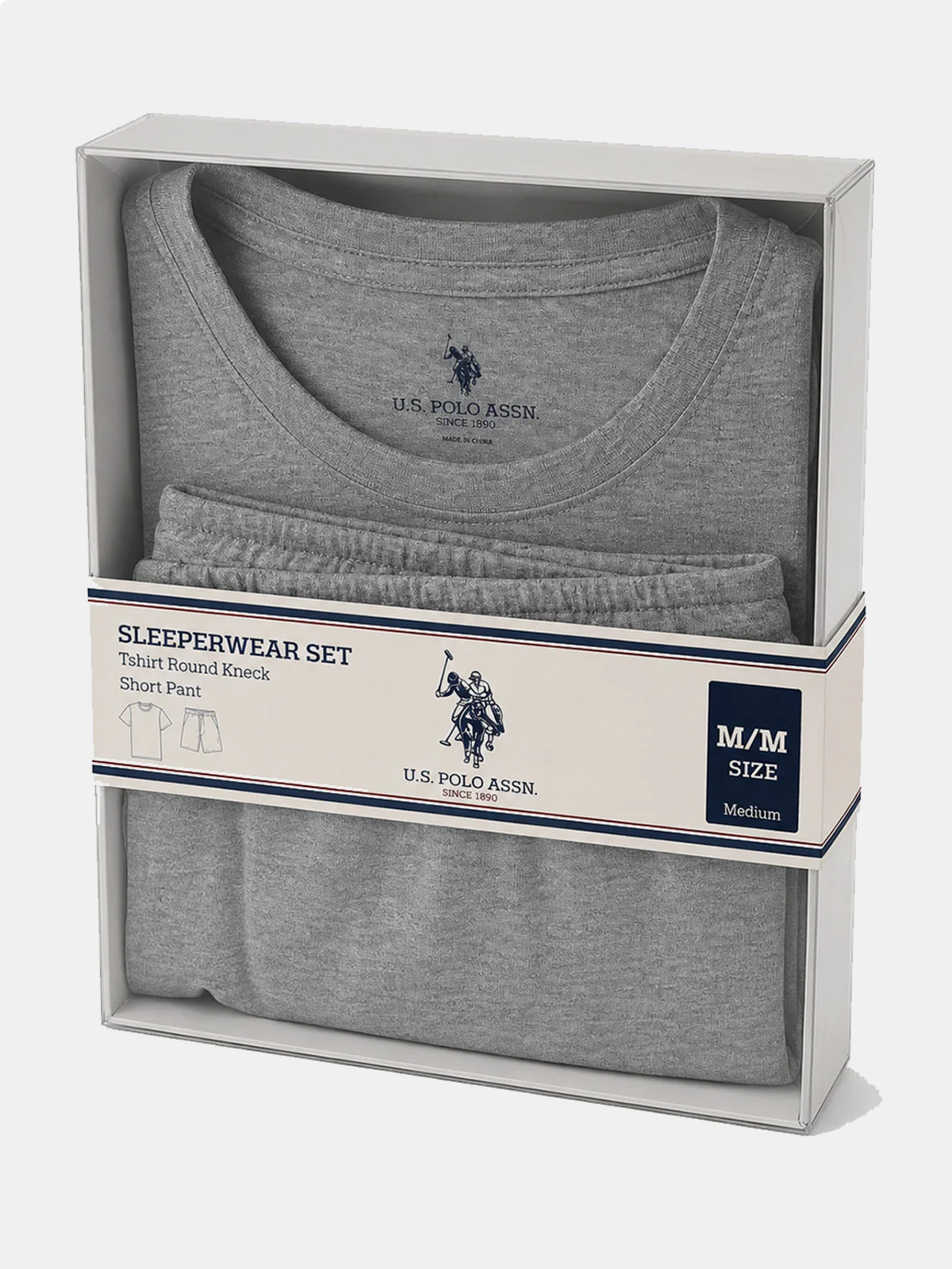 PIJAMA HOMBRE US POLO ASSN CORTO ALGODÓN - 3
