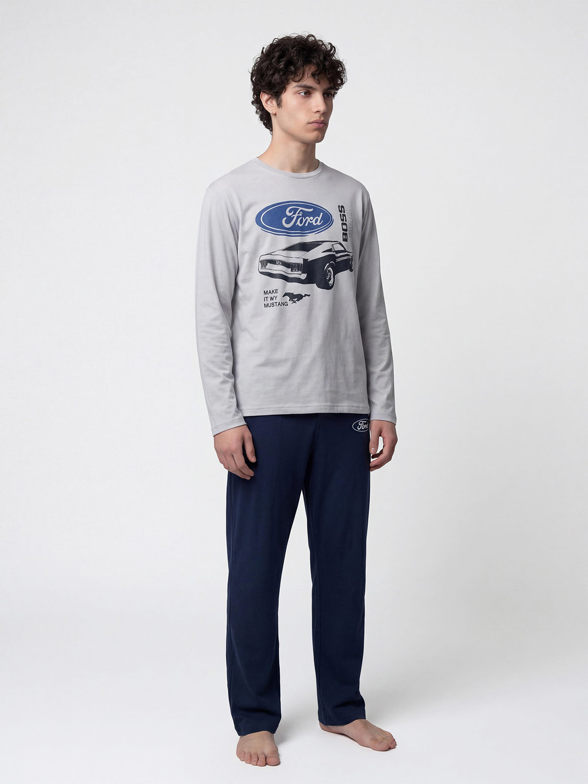 PIJAMAS MANGA LARGA HOMBRE INDEX HIELO - 3