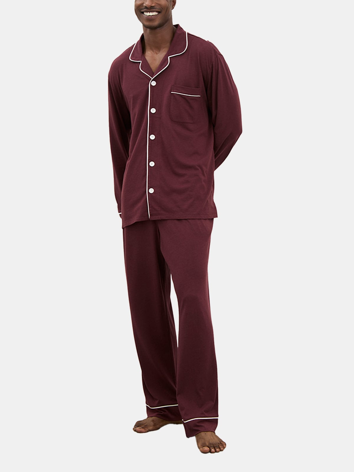 PIJAMA HOMBRE IN BLOOM CAMISERO PANTALÓN - 2