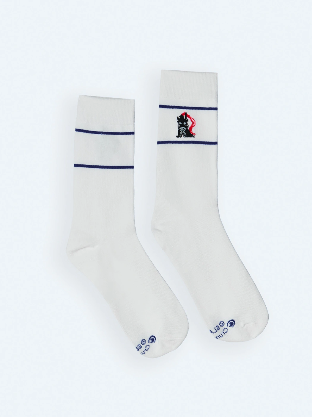 CALCETINES ALGODÓN HOMBRE INDEX BLANCO CASUAL - 1