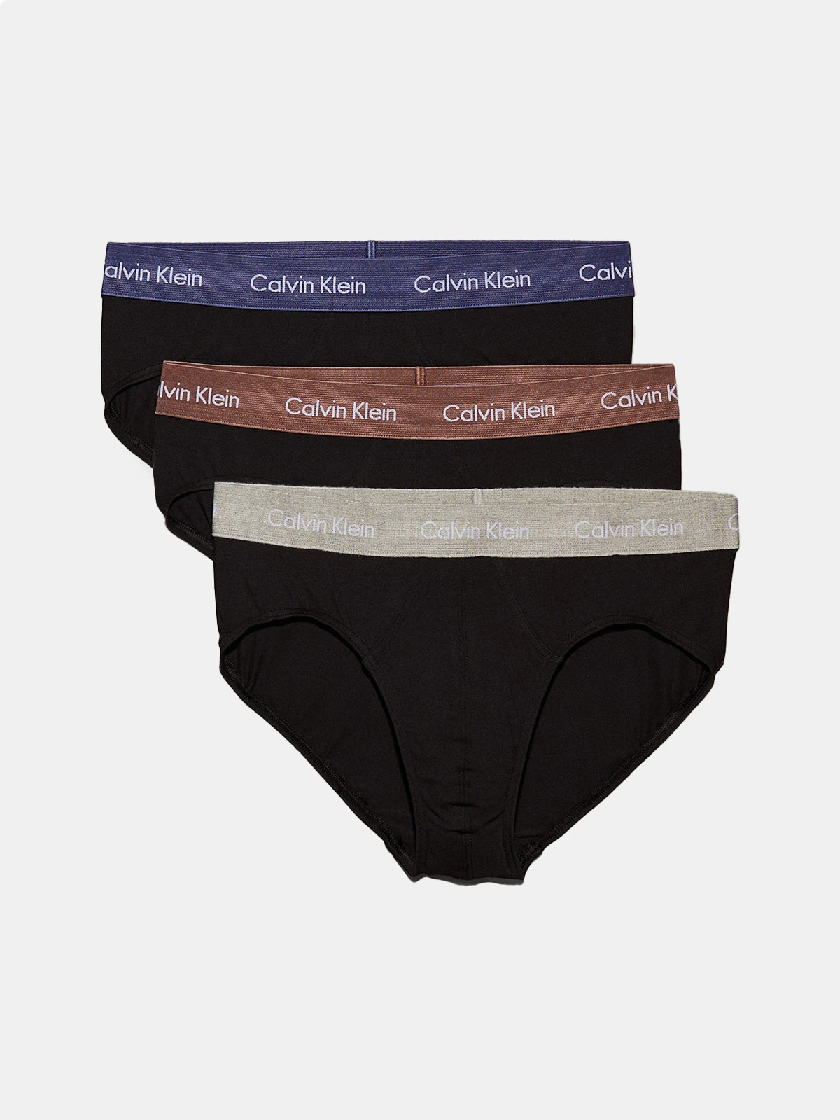 PACK 3 CALZONCILLO ALGODÓN HOMBRE CALVIN KLEIN STRETCH HIP BRIEF - 1