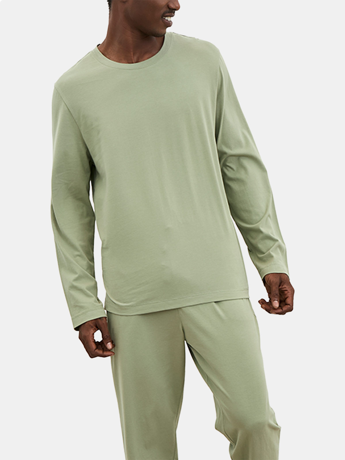 POLO PIJAMA MANGA LARGA HOMBRE IN BLOOM CREW NECK - 1