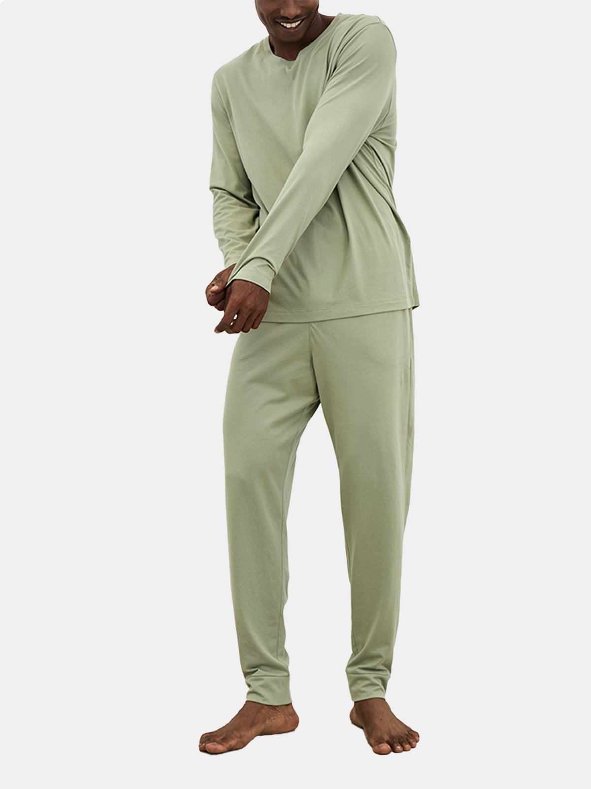 POLO PIJAMA MANGA LARGA HOMBRE IN BLOOM CREW NECK - 2
