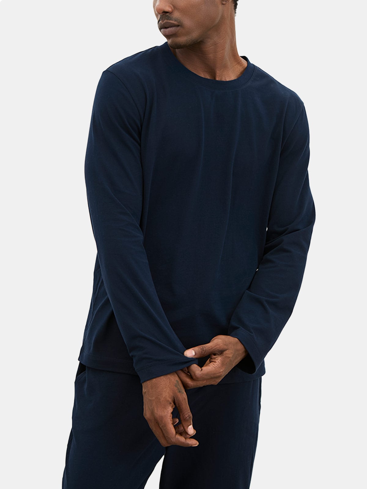 POLO PIJAMA MANGA LARGA HOMBRE IN BLOOM MIDNIGHT - 1