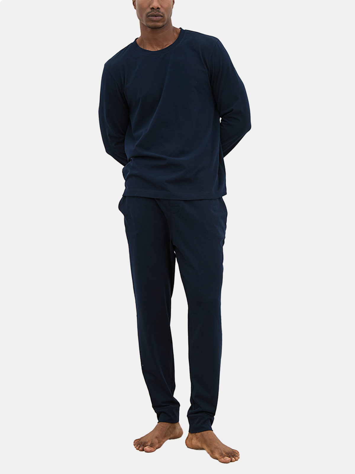 POLO PIJAMA MANGA LARGA HOMBRE IN BLOOM MIDNIGHT - 2