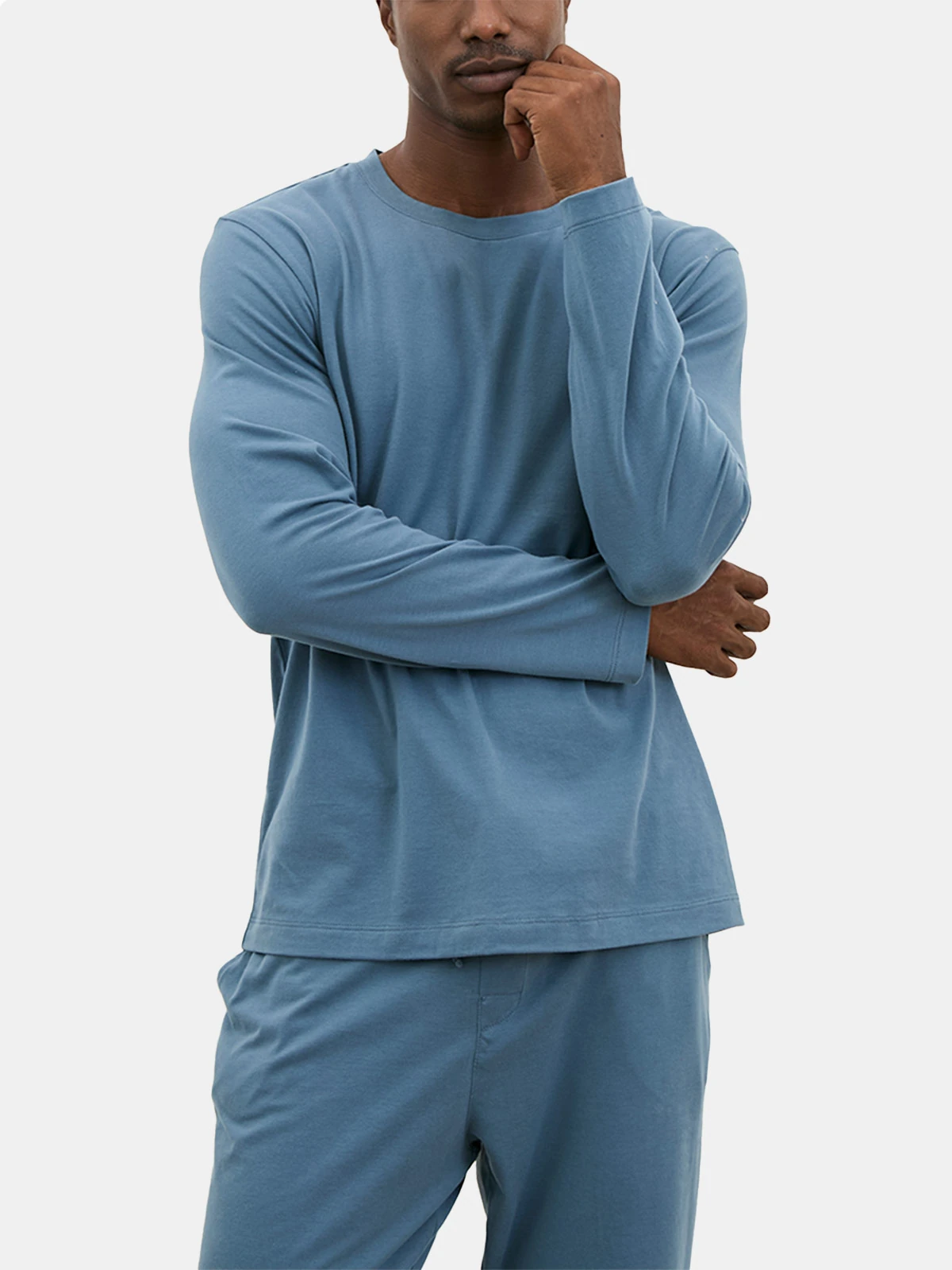 POLO PIJAMA MANGA LARGA HOMBRE IN BLOOM HARBOR CREW NECK - 1