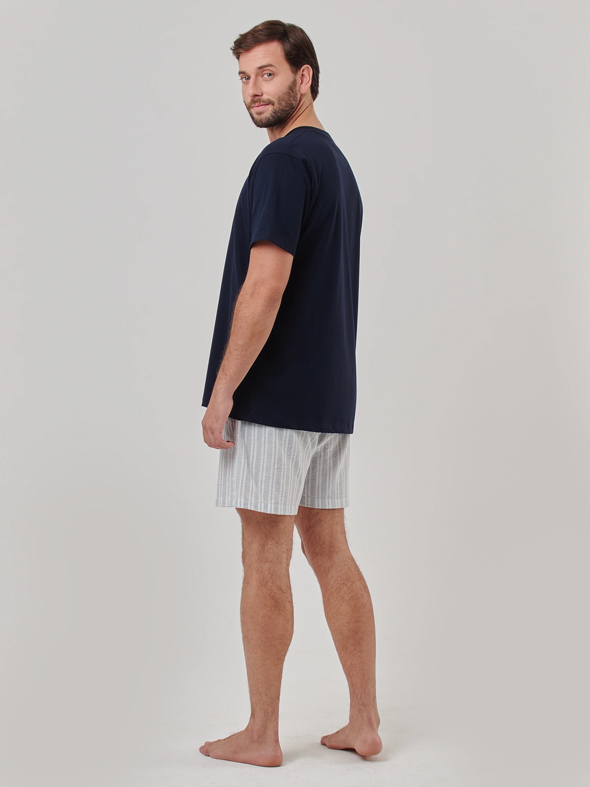 PIJAMAS MANGA CORTA ALGODÓN HOMBRE MARQUIS - 2