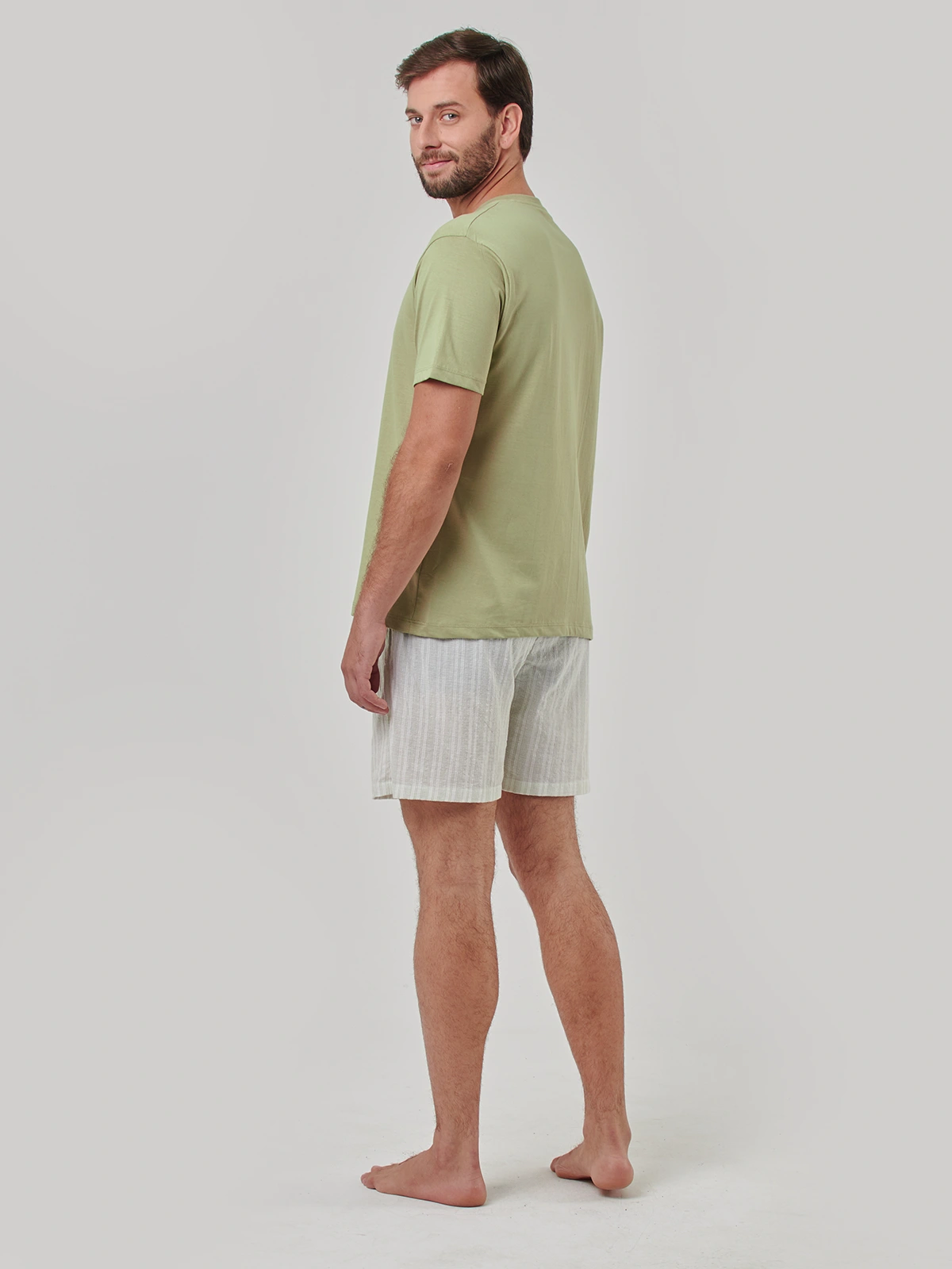 PIJAMAS MANGA CORTA HOMBRE MARQUIS CUELLO CAMISERO - 2