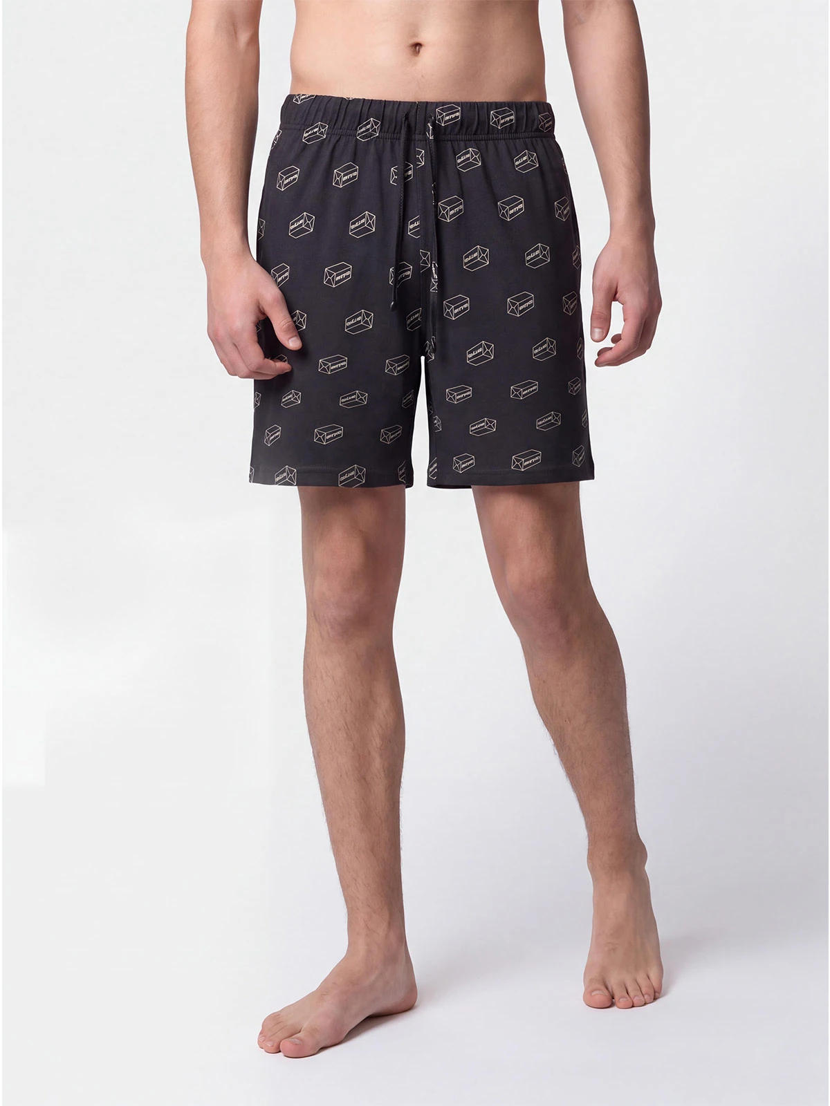 SHORT ALGODÓN HOMBRE INDEX GRIS - 3