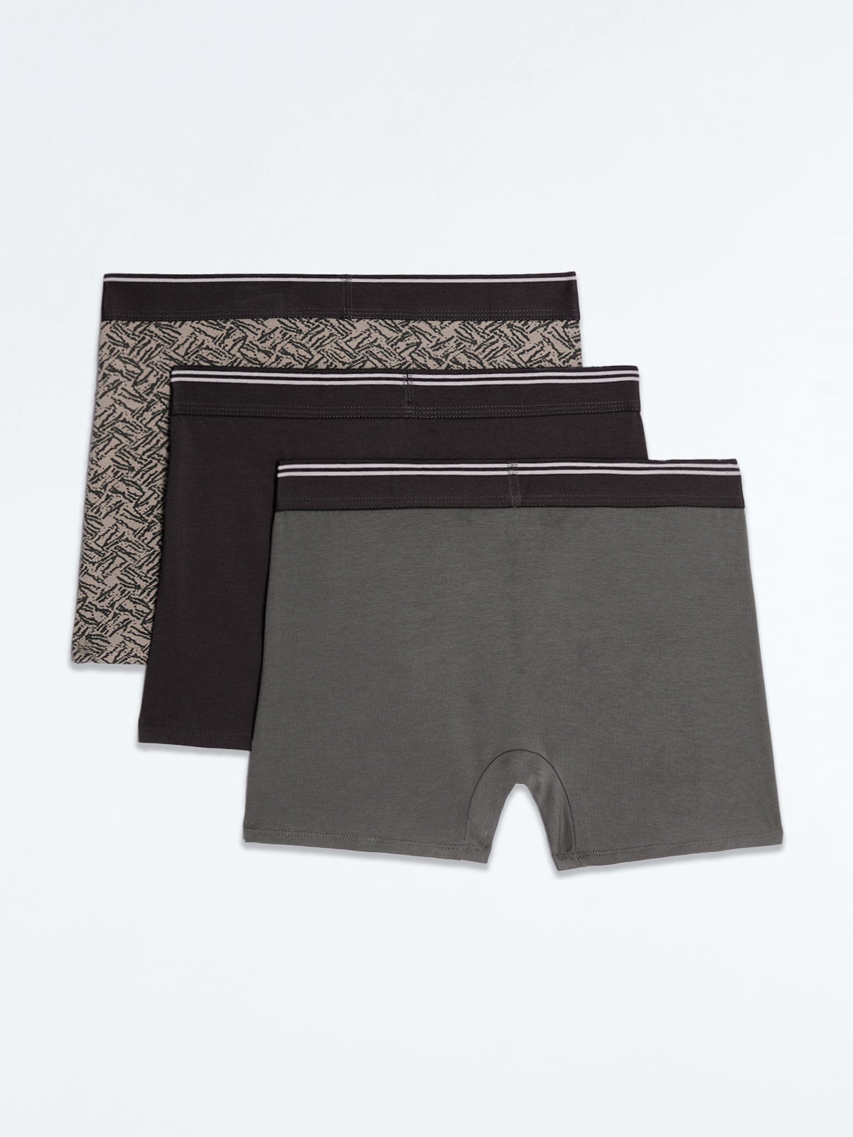 PACK X3 BOXER HOMBRE BARBADOS GRIS - 2