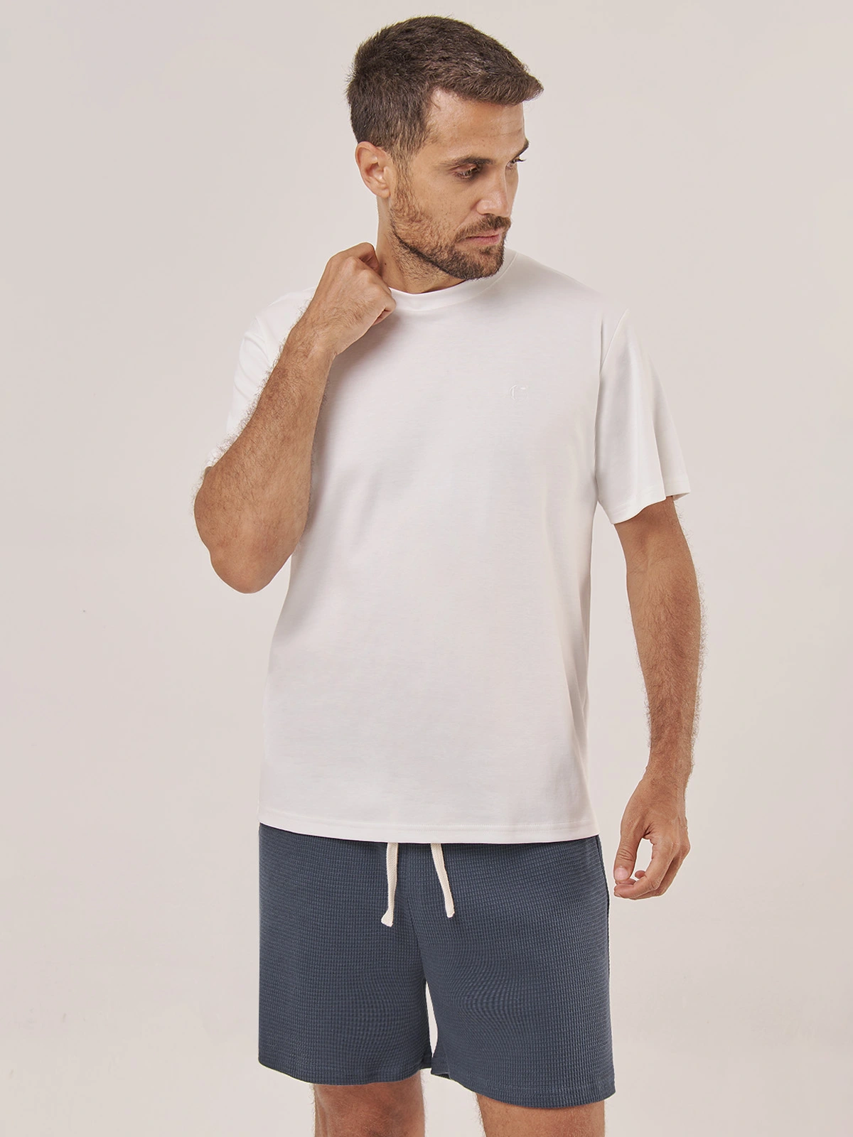 PIJAMAS MANGA CORTA HOMBRE CACHAREL NEGRO - 4