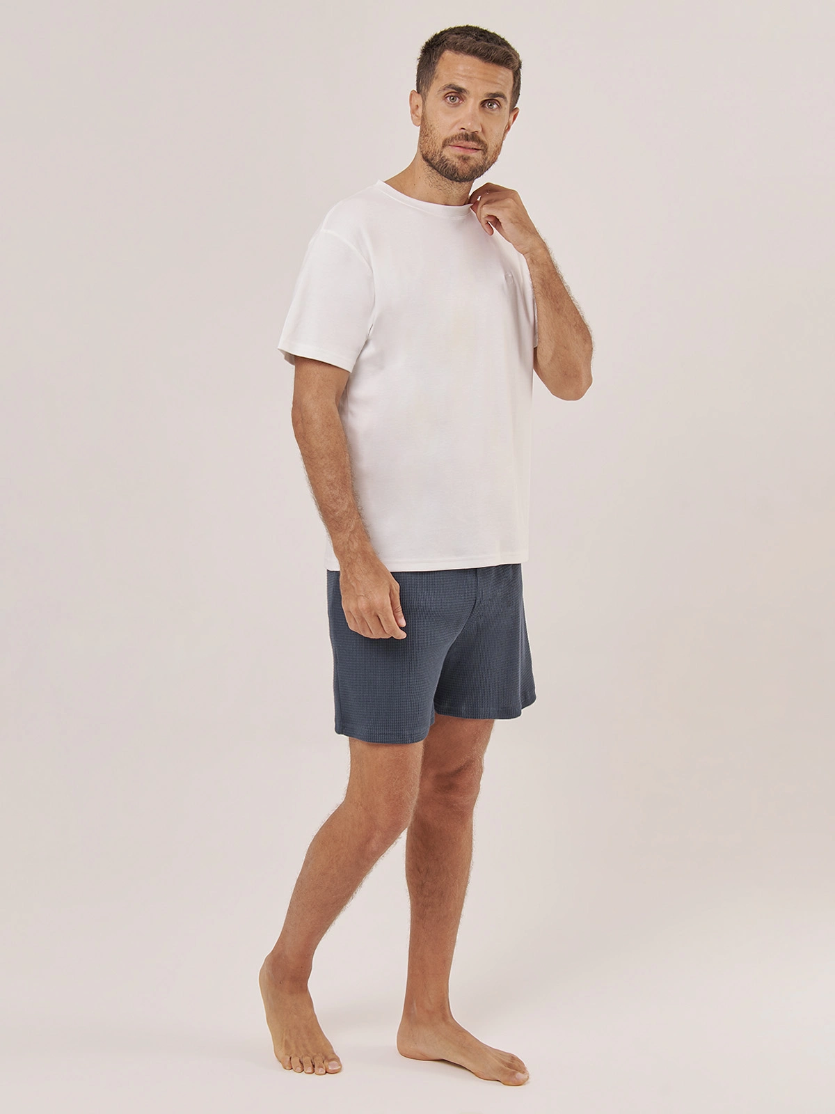 PIJAMAS MANGA CORTA HOMBRE CACHAREL NEGRO - 5