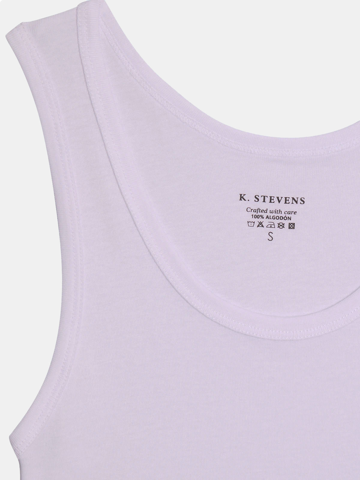 CAMISETAS SIN MANGA HOMBRE KENNETH STEVENS BLANCO - 4