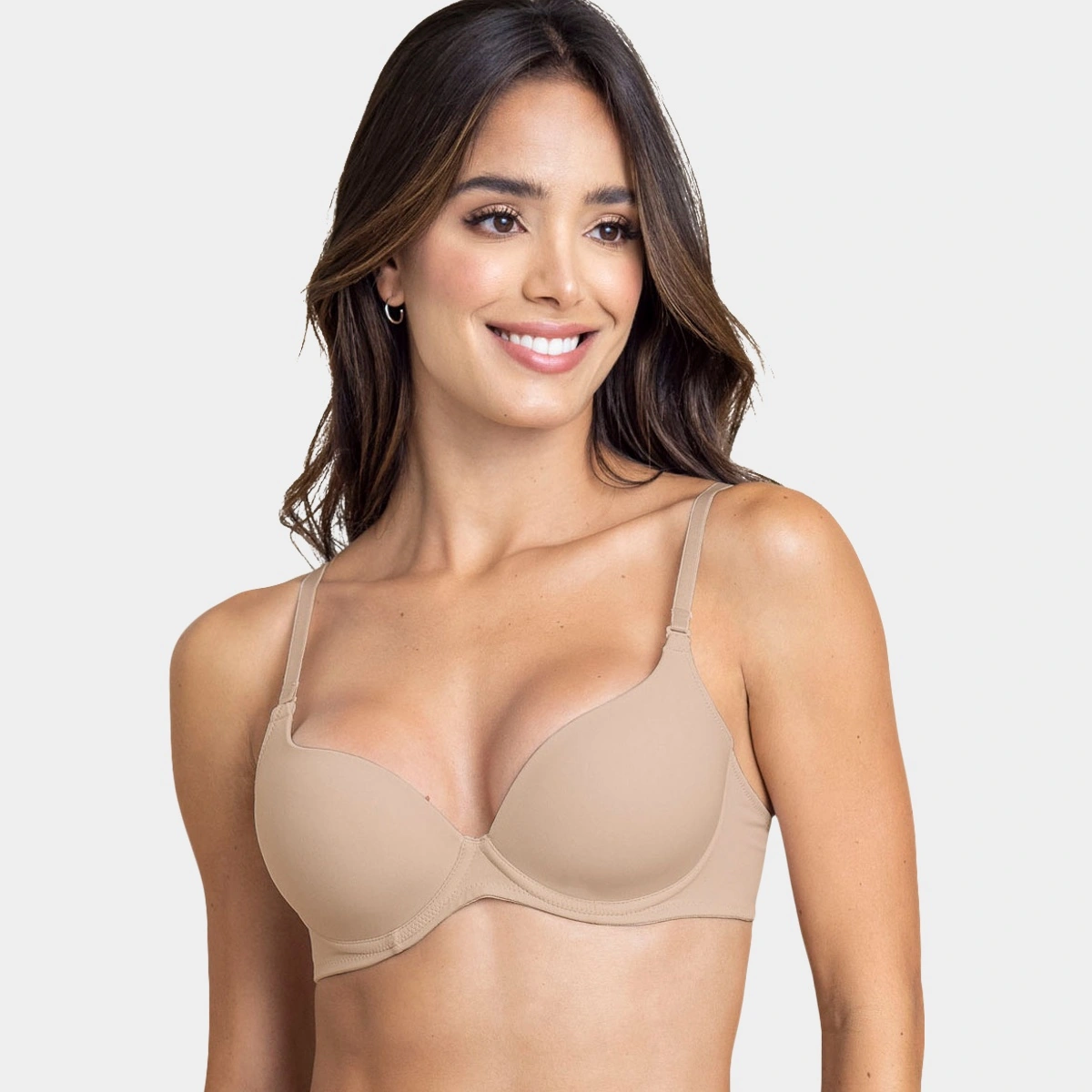 BRASIER DE REALCE SUAVE CON CARGADERAS MULTIUSOS - 1