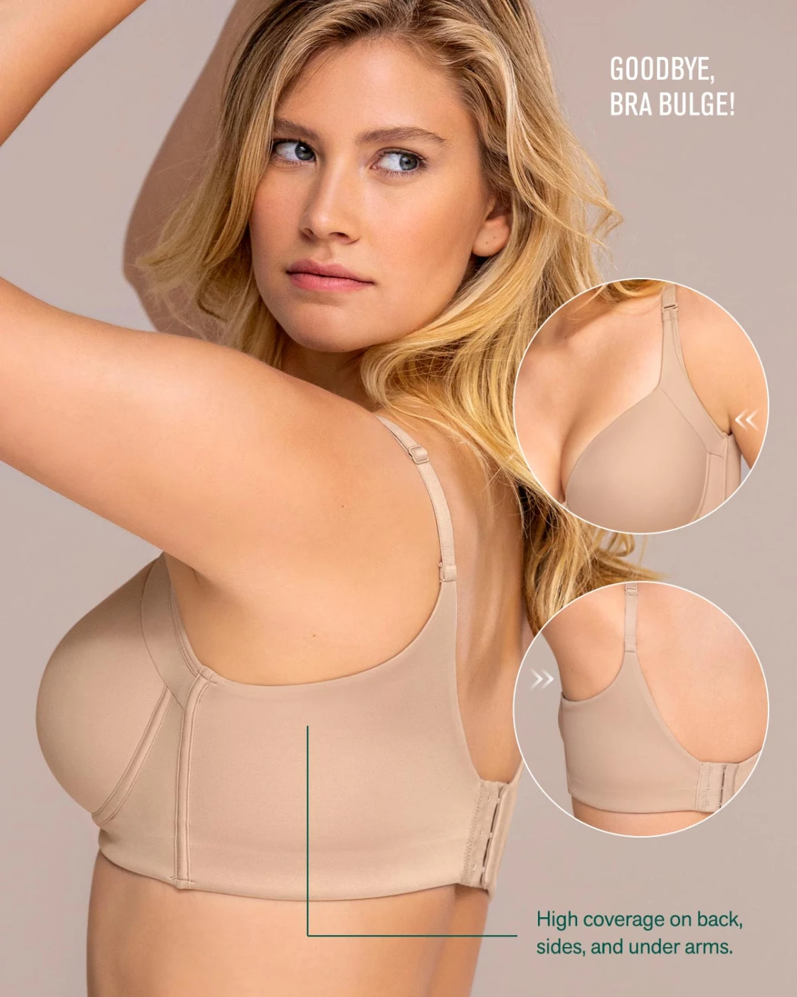 BRASIER DE CUBRIMIENTO ALTO EN SISA Y ESPALDA LEONISA - 3