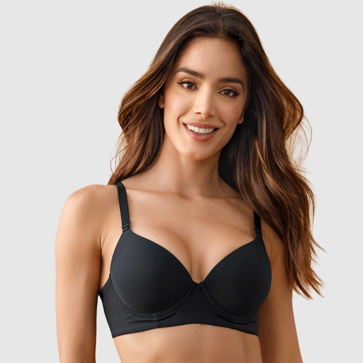 BRASIER DE REALCE ALTO COPA LISA - 1