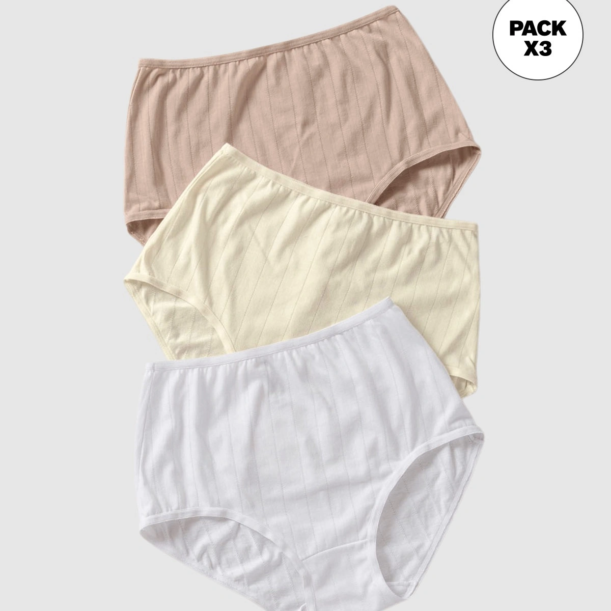 PACK X 3 CALZONES CLÁSICOS CON EXCELENTE CUBRIMIENTO - 1