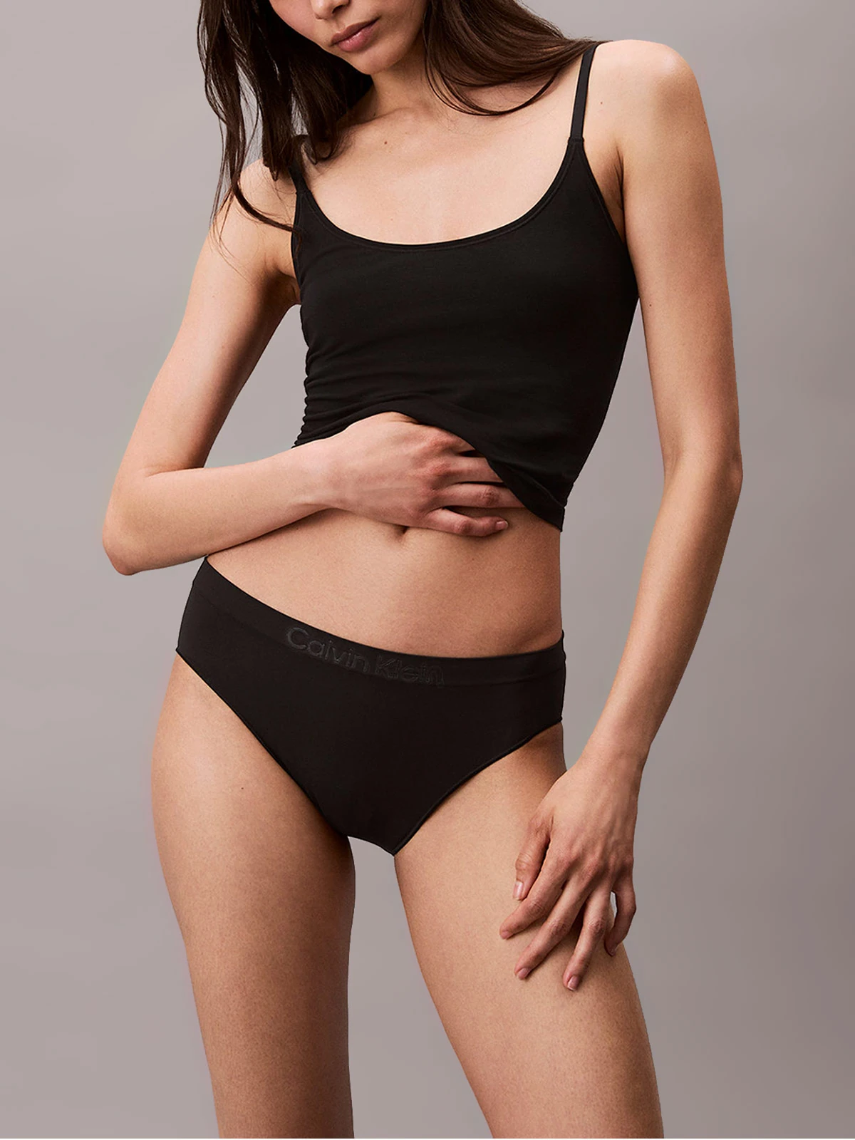 CALZÓN MUJER CALVIN KLEIN NEGRO BIKINI - 2