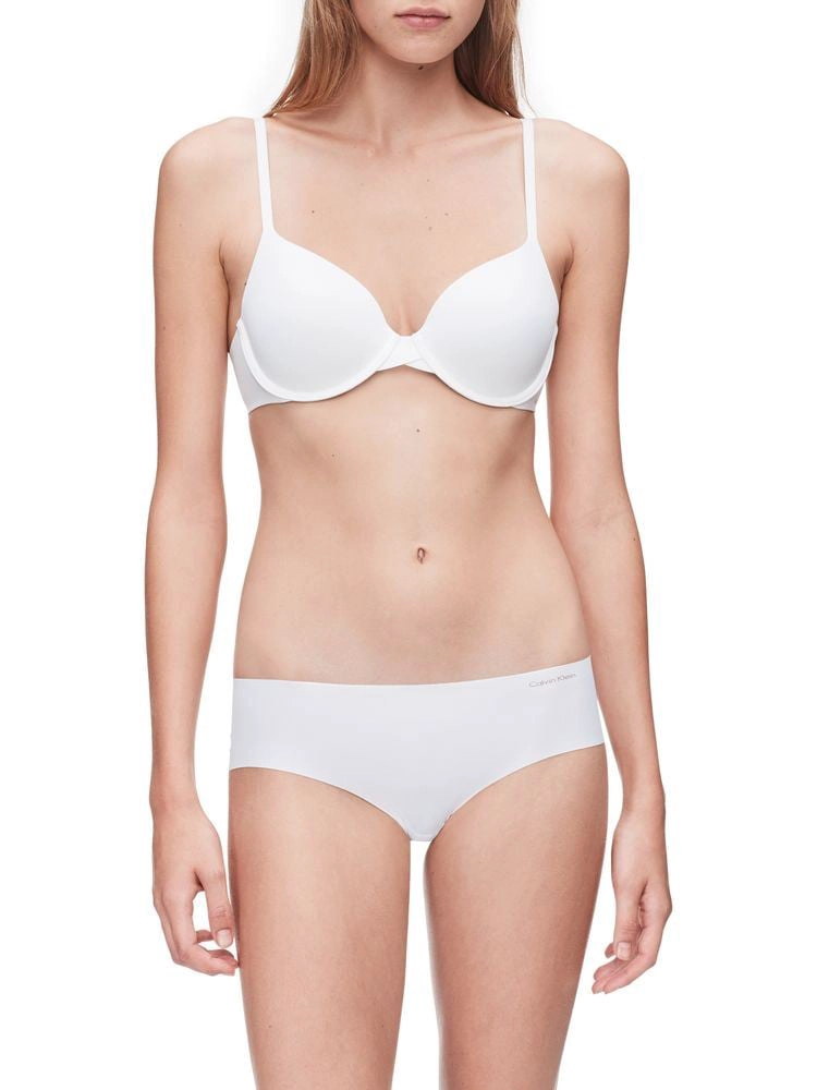 CALZÓN MUJER CALVIN KLEIN BLANCO HIPSTER PANY TABLE - 1
