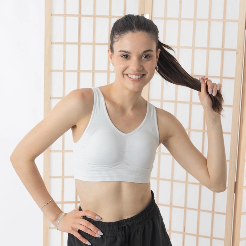 TOP FORMADOR MUJER LANCASTER TPFDMARG1BLAN CONTROL NYLON - 1