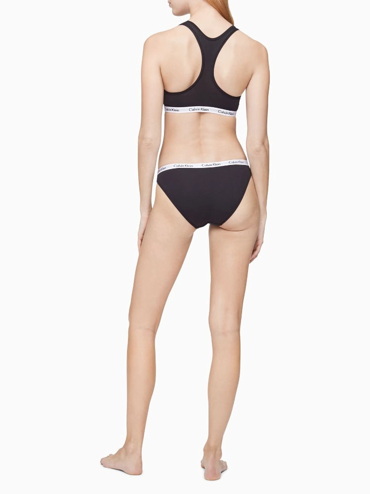 CALZÓN ALGODÓN MUJER CALVIN KLEIN NEGRO CAROUSEL BIKINI - 3