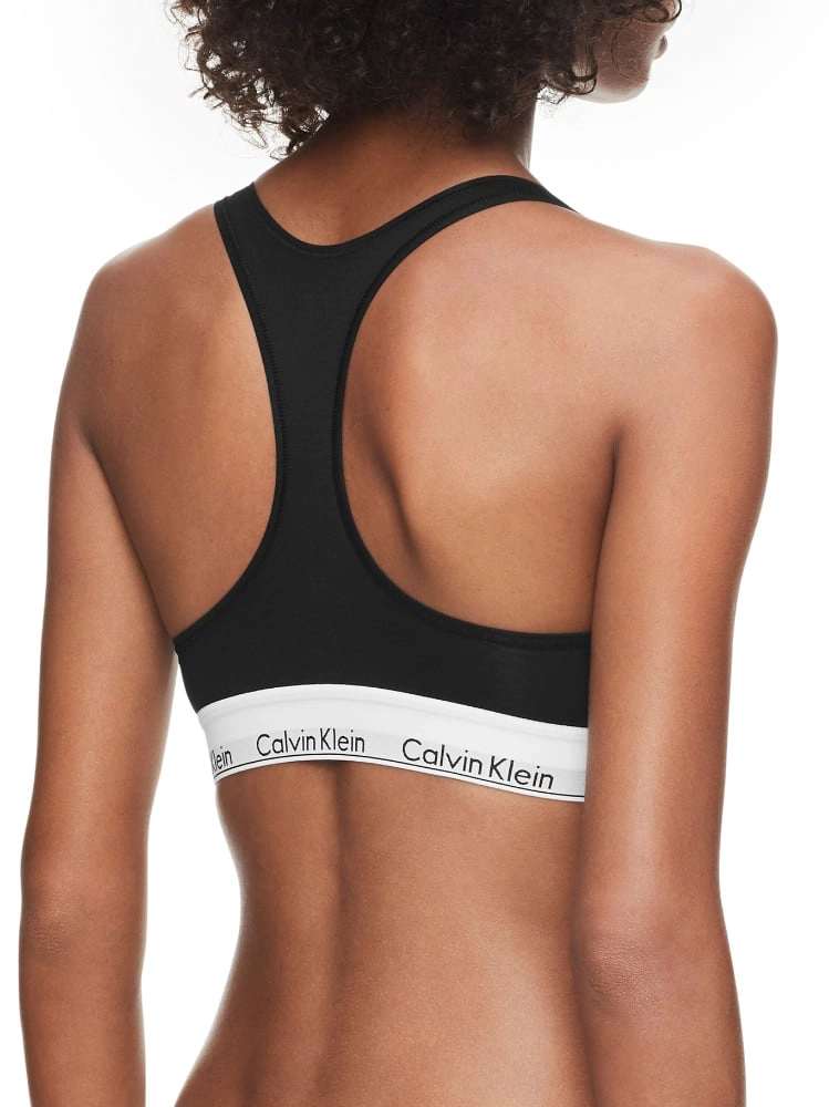 SOSTÉN ALGODÓN MUJER CALVIN KLEIN NEGRO BRALETTE UNLINED - 2