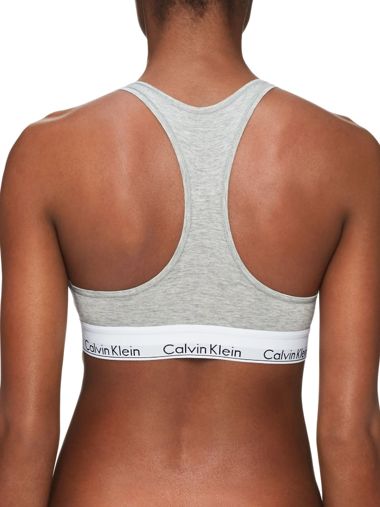 SOSTÉN ALGODÓN MUJER CALVIN KLEIN GRIS BRALETTE UNLINED - 2