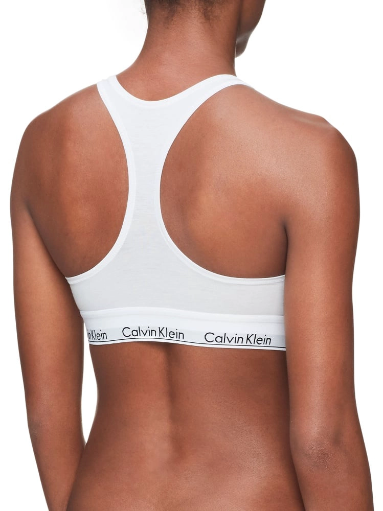 SOSTÉN ALGODÓN MUJER CALVIN KLEIN BLANCO BRALETTE UNLINED - 2