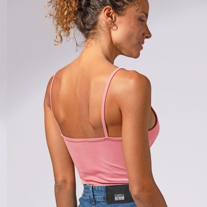CAMISETA SIN MANGAS MUJER KOKETA BVD ZAFIRO TIRITAS - 2