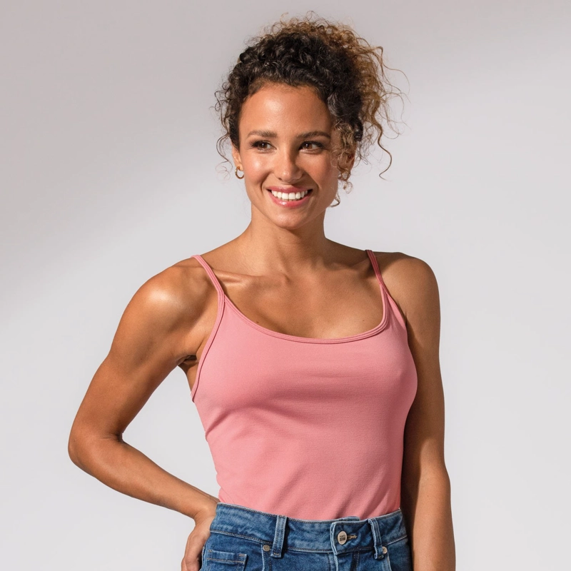 CAMISETA SIN MANGAS MUJER KOKETA BVD ZAFIRO TIRITAS - 1