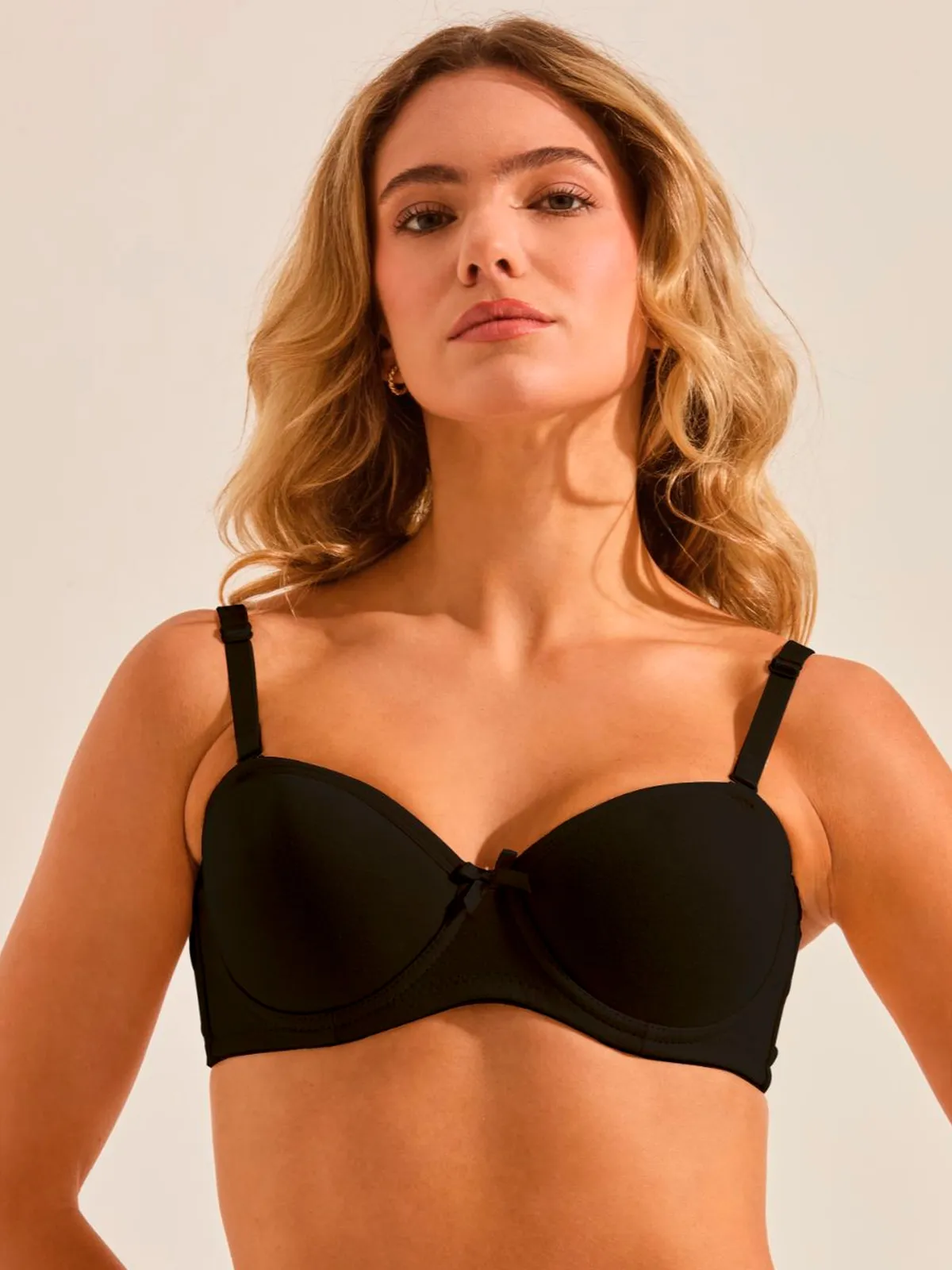 SOSTÉN PUSH UP ALGODÓN MUJER KOKETA STRAPLESS - 1